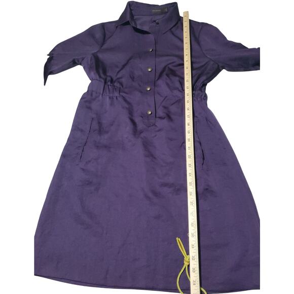 The Limited Vintage Womens Purple Utility Dress Size Medium Minimalist Office - Picture 5 of 7